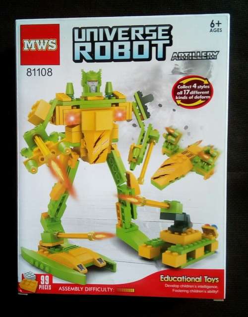 MWS Universe Robot Figure # 01 : Artillery Building Toy