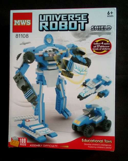 MWS Universe Robot Figure # 02 : Shield Building Toy