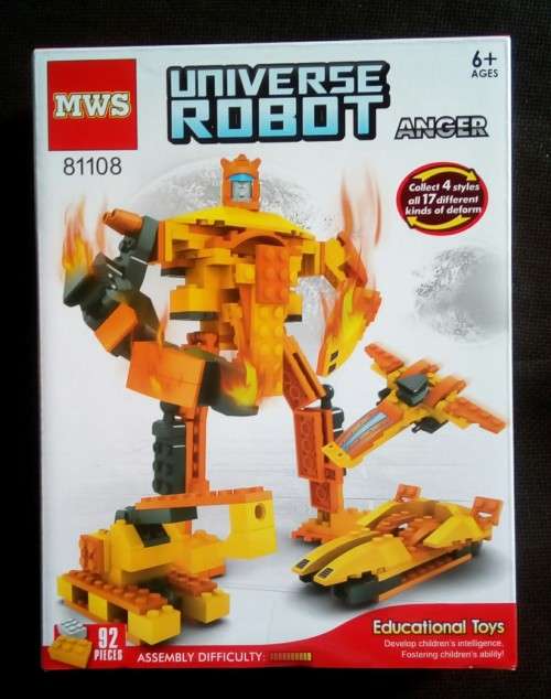 MWS Universe Robot Figure # 04 : Anger Building Toy
