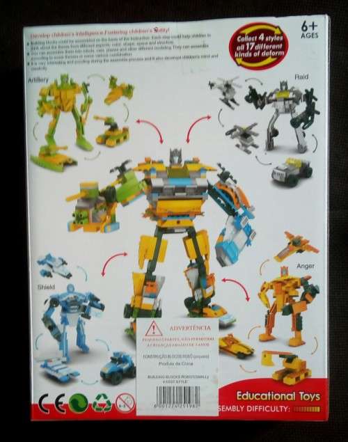 MWS Universe Robot Figure # 04 : Anger Building Toy