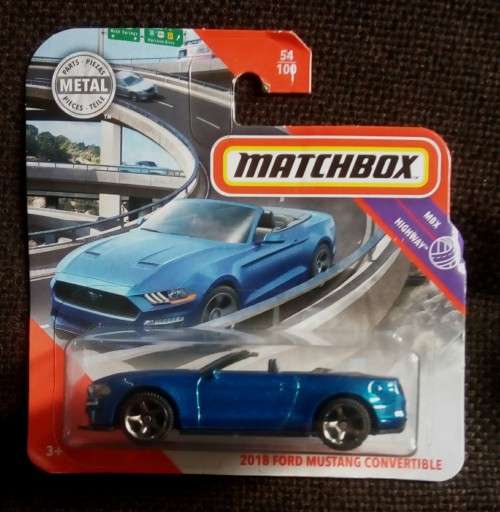 Matchbox : 2018 Ford Mustang Convertible - Car # 54/100