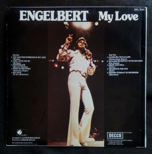 Engelbert Humperdinck - My Love LP Vinyl Record - UK Pressing