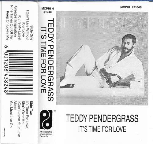 Teddy Pendergrass - It`s Time For Love Cassette Tape
