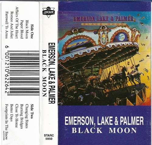 Emerson, Lake & Palmer - Black Moon Cassette Tape