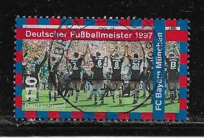 Germany - 1997 Bayern Munchen Soccer Champions Fine Used Stamp