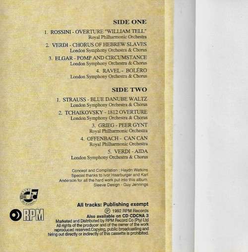 Classical Spectacular Cassette Tape