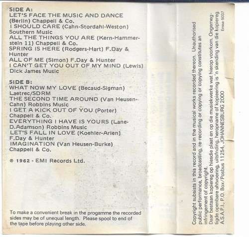 Shirley Bassey - What Now My Love Cassette Tape