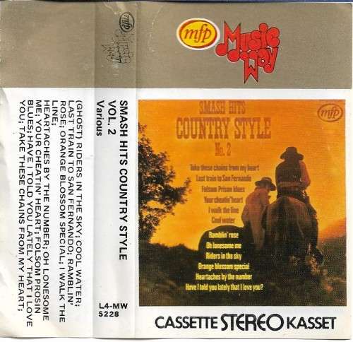 Smash Hits Country Style Vol.2 Cassette Tape