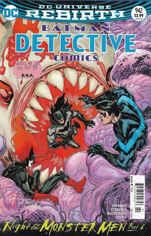 DC Universe Rebirth : Batman Detective Comics Issue # 942 - Dec 2016