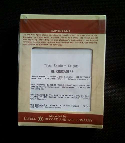 The Crusaders - Those Southern Knights 8 Track Tape ( New & Sealed )