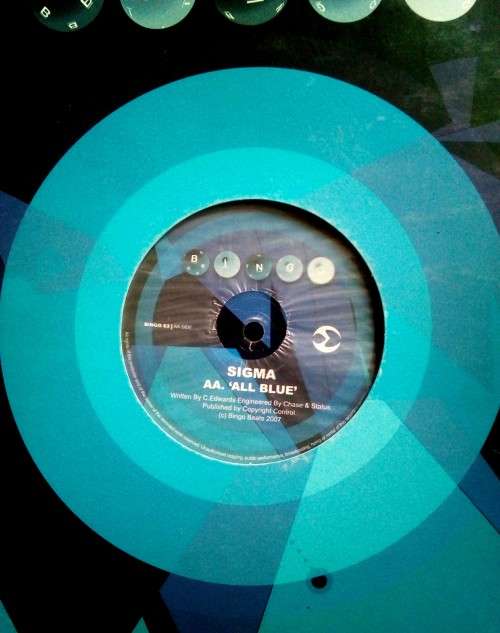 Sigma - El Presidente / All Blue 12` Vinyl Record - UK Pressing
