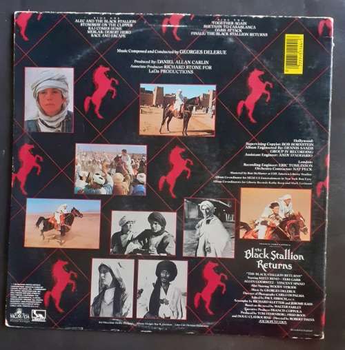 The Black Stallion Returns (Original Motion Picture Soundtrack) LP Vinyl Record - USA Pressing