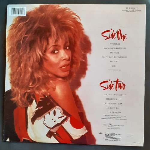 Tina Turner - Break Every Rule LP Vinyl Record