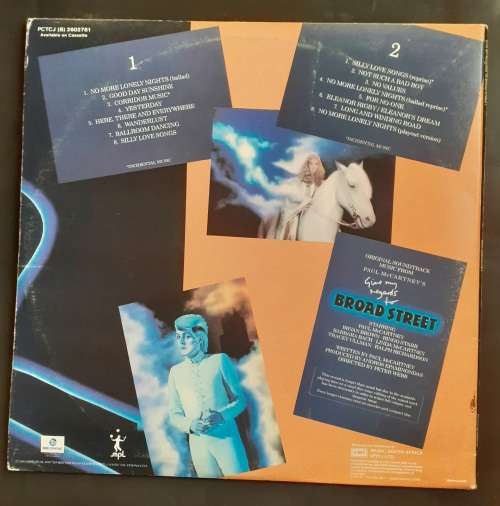 Paul McCartney - Give My Regards To Broad Street LP Vinyl Record