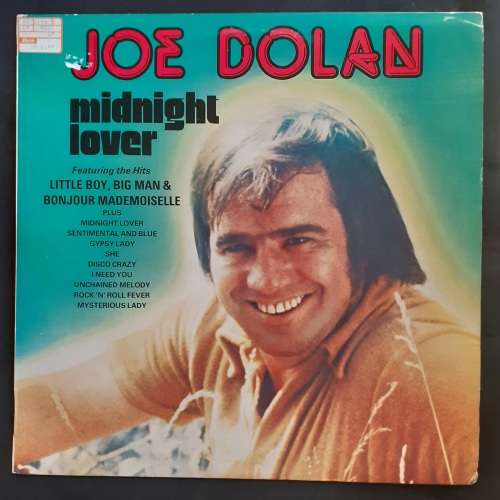 Joe Dolan - Midnight Lover LP Vinyl Record
