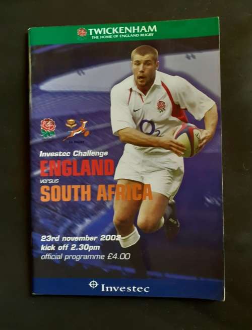 England vs South Africa 2002 Test Match Programme