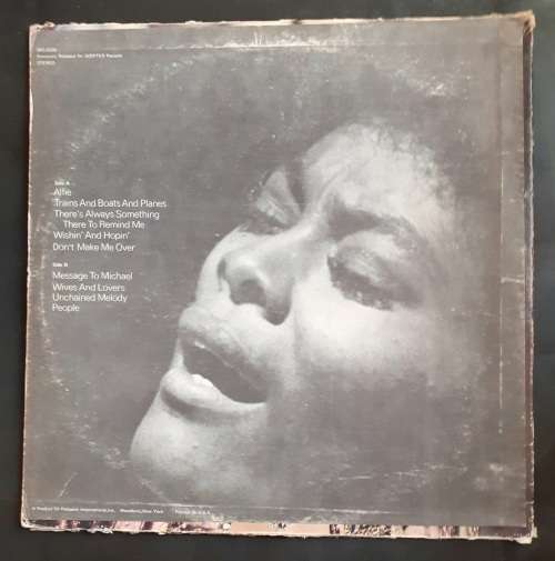 Dionne Warwick - Alfie LP Vinyl Record - USA Pressing