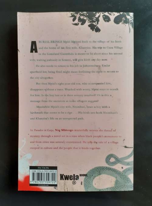 Paradise in Gaza by Niq Mhlongo (New Softcover)