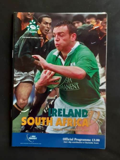 Ireland vs South Africa 2000 Test Match Programme