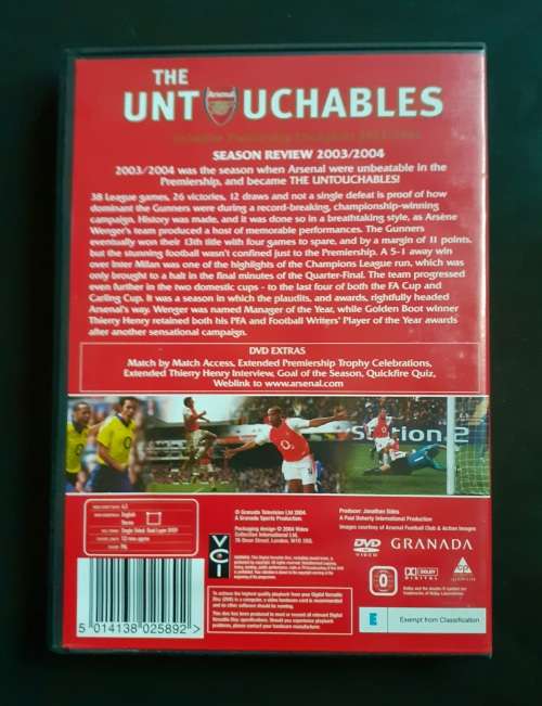 Arsenal: The Untouchables - 2003/2004 Season Review (DVD)