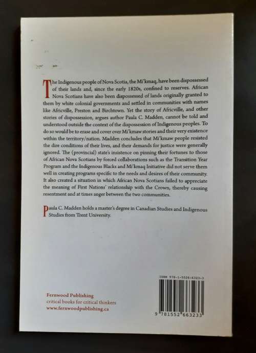 African Nova Scotian-Mi`kmaw Relations by Paula C. Madden