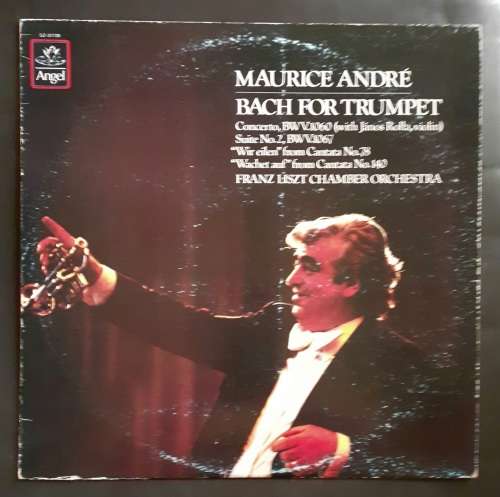 Maurice Andre, Franz Liszt Chamber Orchestra - Bach For Trumpt LP Vinyl Record