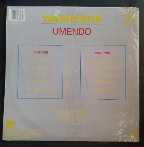 Washesha - Umendo LP Vinyl Record