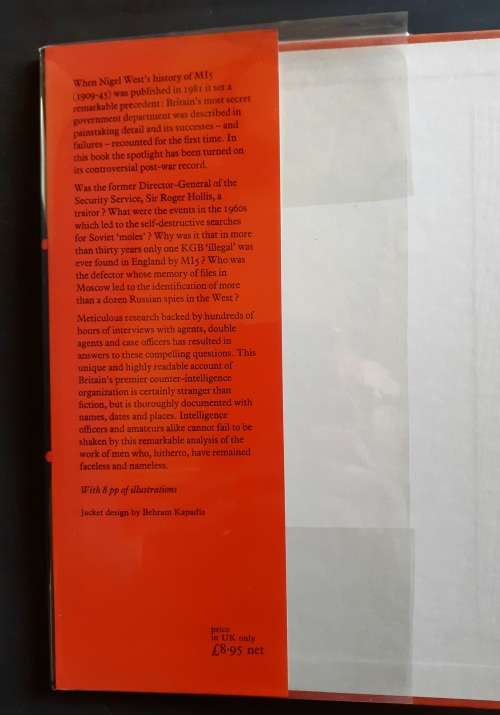 A Matter of Trust: MI5 1945-72 by Nigel West (Hardcover)