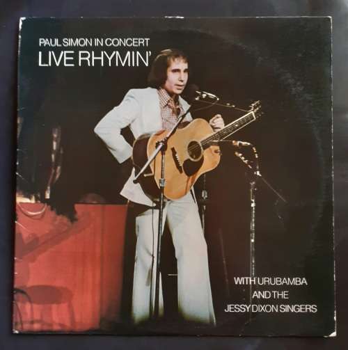 Paul Simon - Paul Simon in Concert Live Rhymin` LP Vinyl Record - USA Pressing