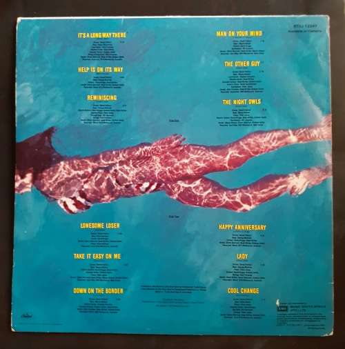 Little River Band Greatest Hits LP Vinyl Record
