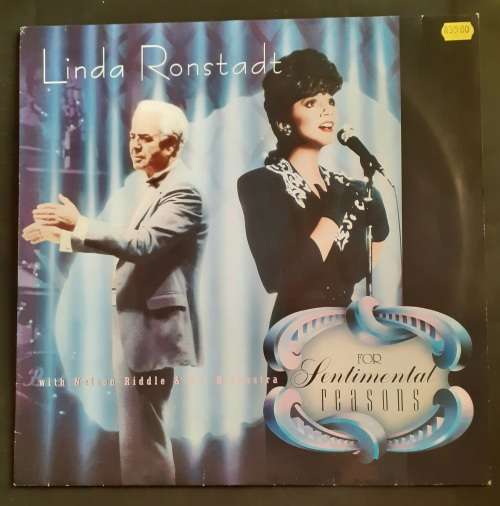 Linda Ronstadt - For Sentimental Reasons LP Vinyl Record - Europe Pressing