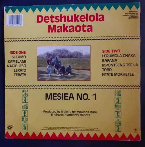 Detshukelola Makaota - Mesiea No.1 LP Vinyl Record