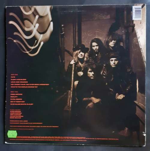 Flesh + Blood - Dead, White & Blue LP Vinyl Record - USA Pressing