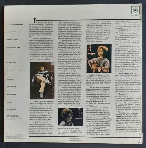 Janis Ian - Restless Eyes LP Vinyl Record