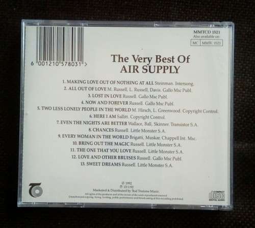 Air Supply - The Very Best Of Air Supply (CD)