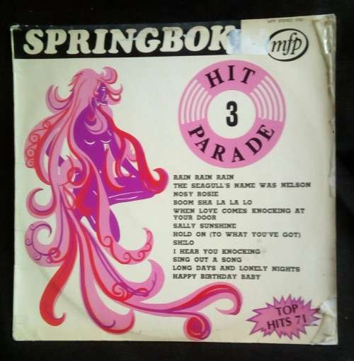 Springbok Hit Parade Vol.3 LP Vinyl Record