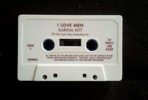 Eartha Kitt - I Love Men Cassette Tape