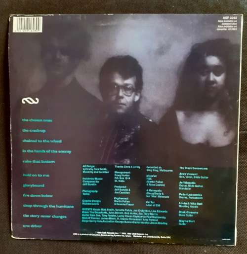 The Black Sorrows - Hold On To Me LP Vinyl Record