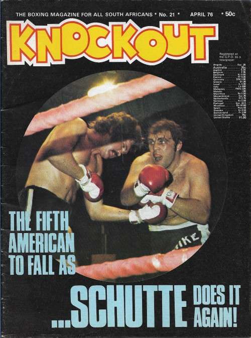 Knockout Boxing Magazine - Issue No.21 April 1976