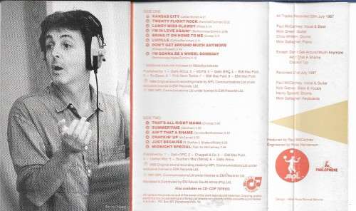 Paul McCartney - The Russian Album Cassette Tape