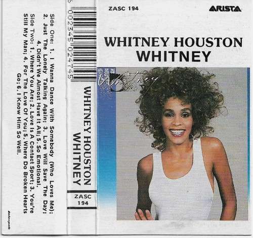 Whitney Houston - Whitney Cassette Tape