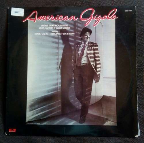American Gigolo (Original Soundtrack) LP Vinyl Record