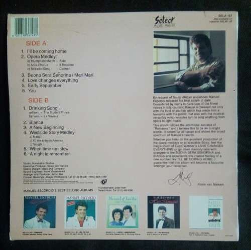 Manuel Escorcio - By Request LP Vinyl Record