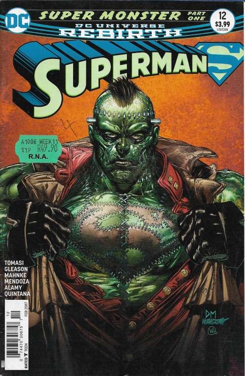DC Universe Rebirth : Superman Issue # 12 - Feb 2017