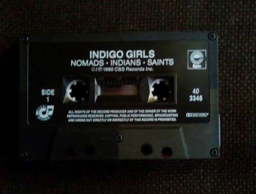 Indigo Girls - Nomads · Indians · Saints Cassette Tape