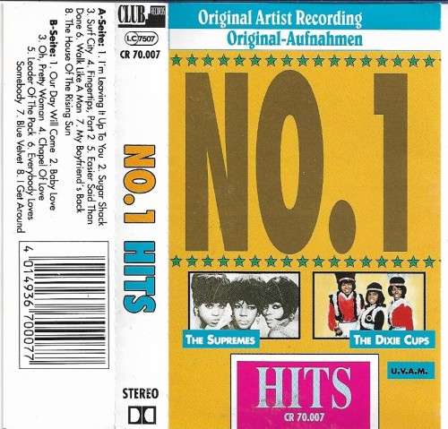 No.1 Hits Cassette Tape - Germany Edition