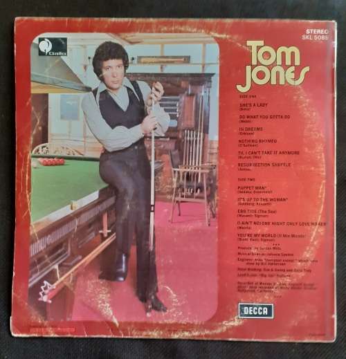 Tom Jones Sings She`s A Lady LP Vinyl Record