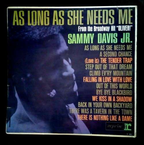 Sammy Davis Jr.  As Long As She Needs Me LP Vinyl Record
