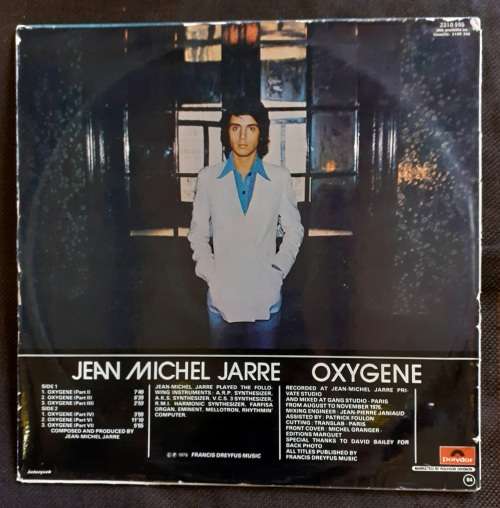 Jean Michel Jarre - Oxygene LP Vinyl Record