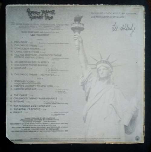 Lee Holdridge - Forever Young, Forever Free (Original Motion Picture Soundtrack) LP Vinyl Record